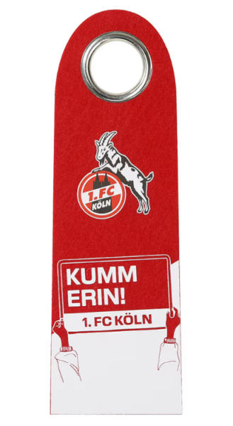1. FC Köln - Türhänger "Logo" rot